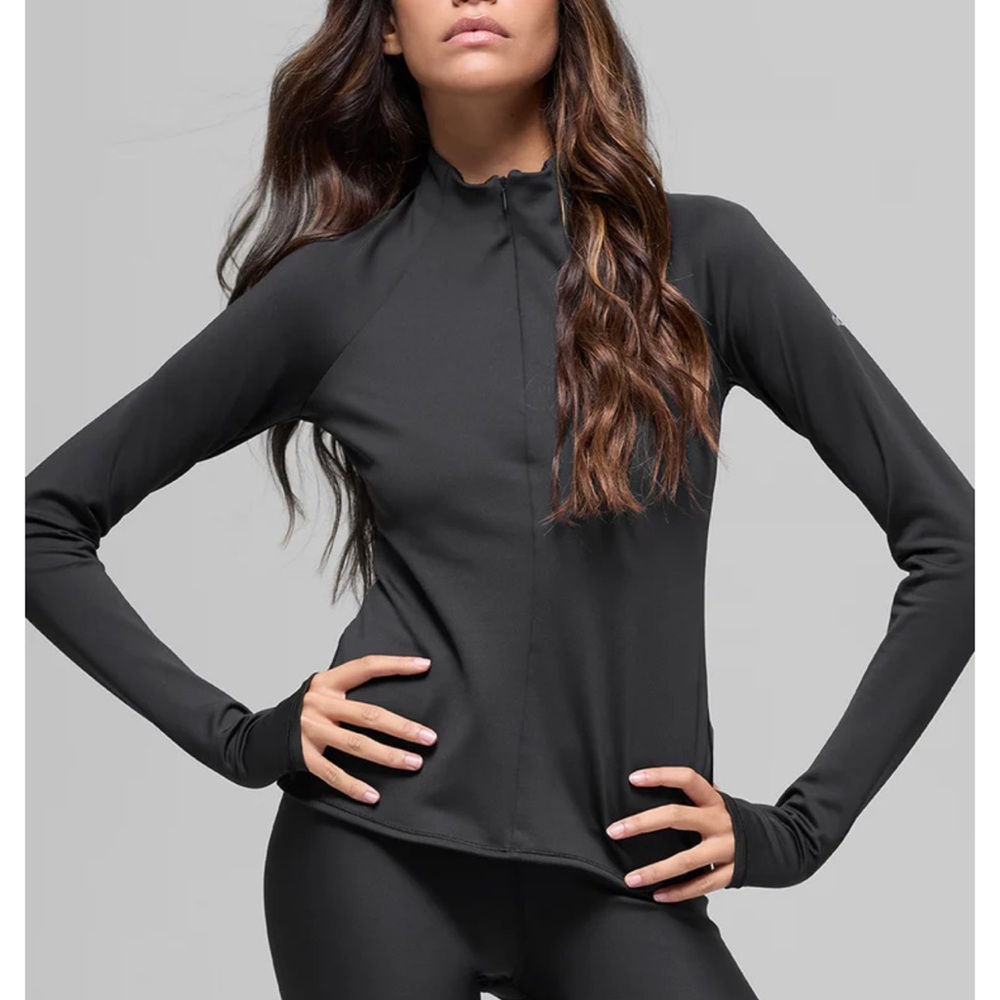 Alo yoga quarter zip purple mauve